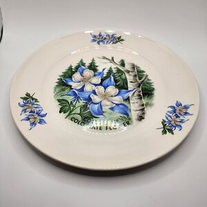 Colorado Columbine Decorative Plate